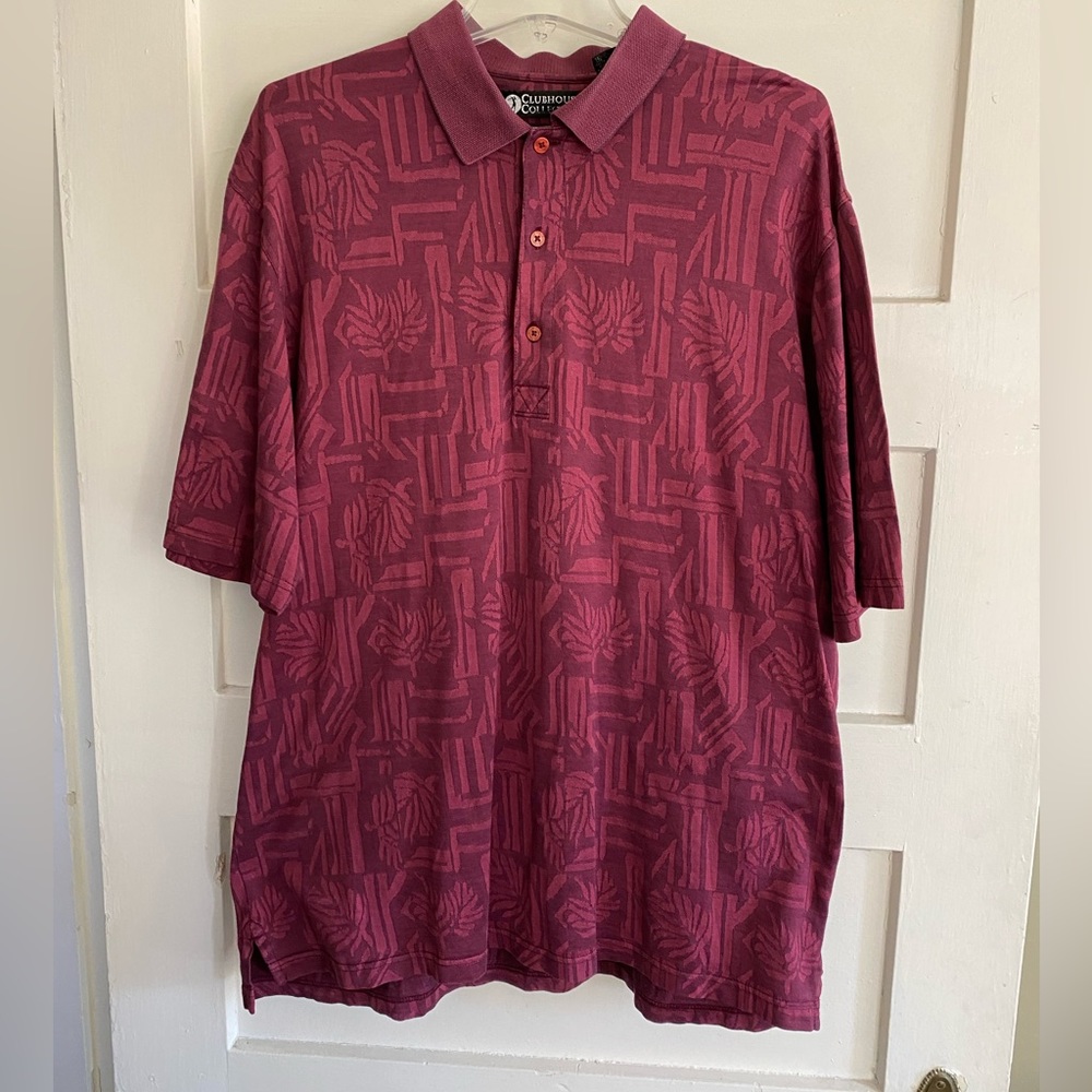 Clubhouse Collection Polo Shirt Large